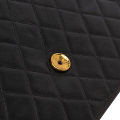 Medium CC Quilted Lambskin Half Single Flap