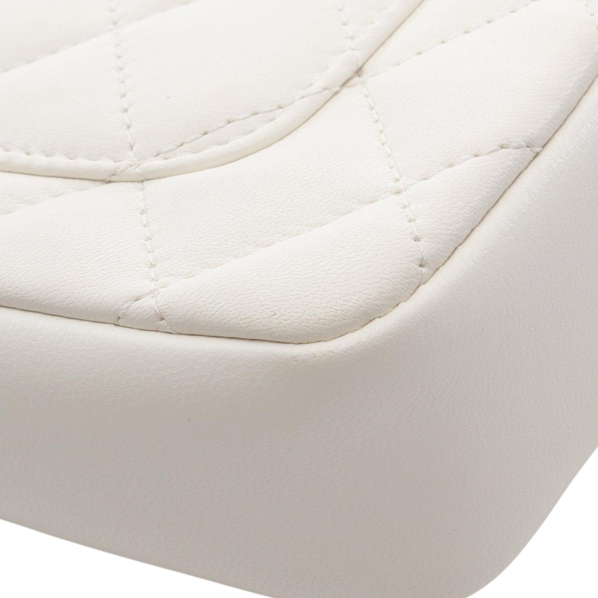 Mini Rectangular Quilted Lambskin Heart Charms Flap