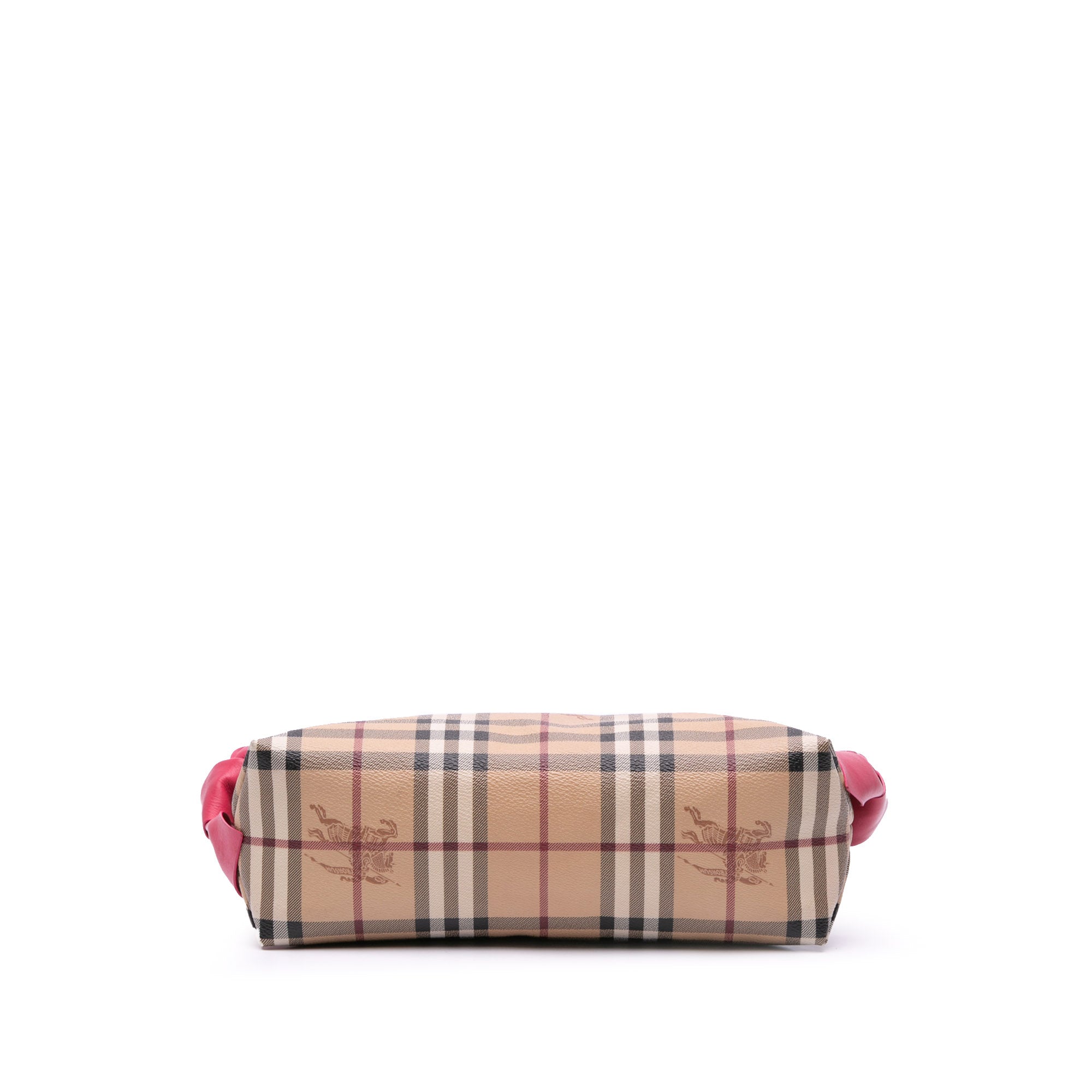 Haymarket Check Coated Canvas Bow Tie Crossbody
