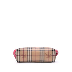 Haymarket Check Coated Canvas Bow Tie Crossbody
