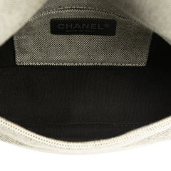 Canvas Camellia CC No. 5 Shoulder Bag