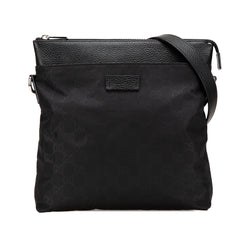 GG Nylon Flat Messenger Bag