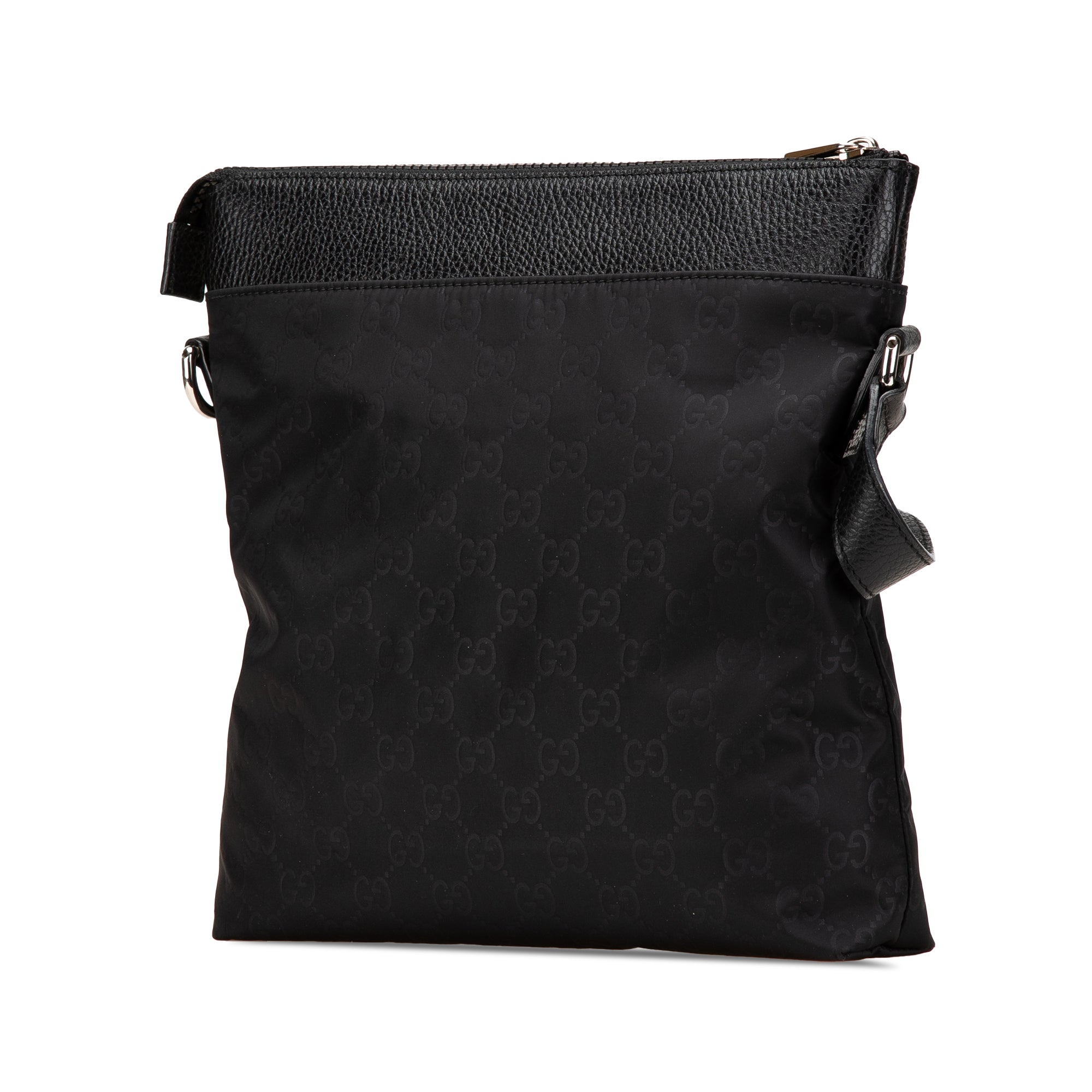 GG Nylon Flat Messenger Bag