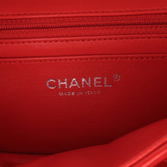 Mini Rectangular Classic Patent Single Flap