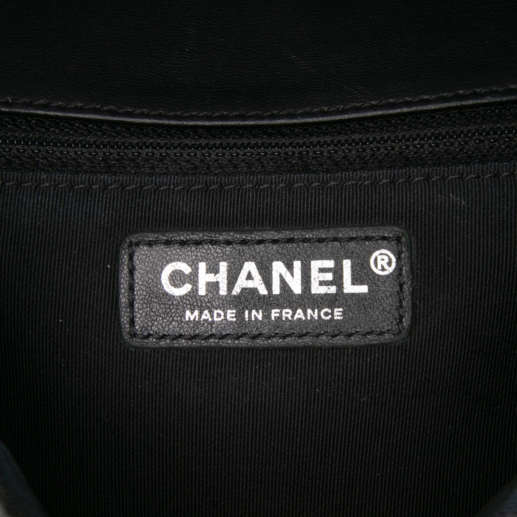 Medium Bicolor Quilted Calfskin Flap