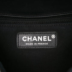 Medium Bicolor Quilted Calfskin Flap
