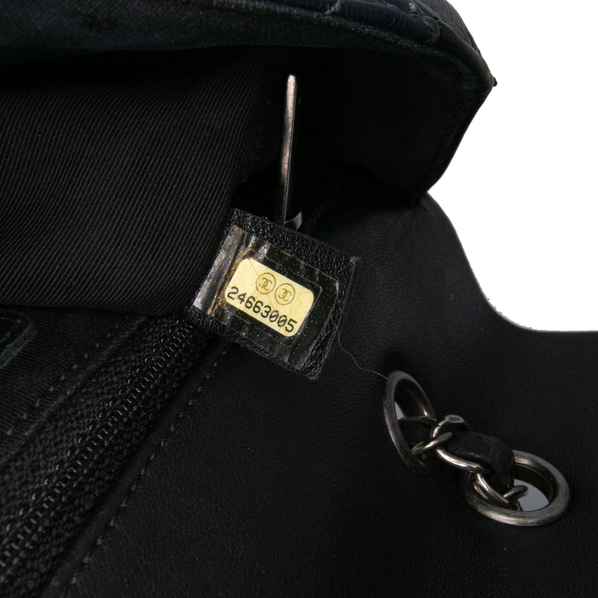 Medium Bicolor Quilted Calfskin Flap