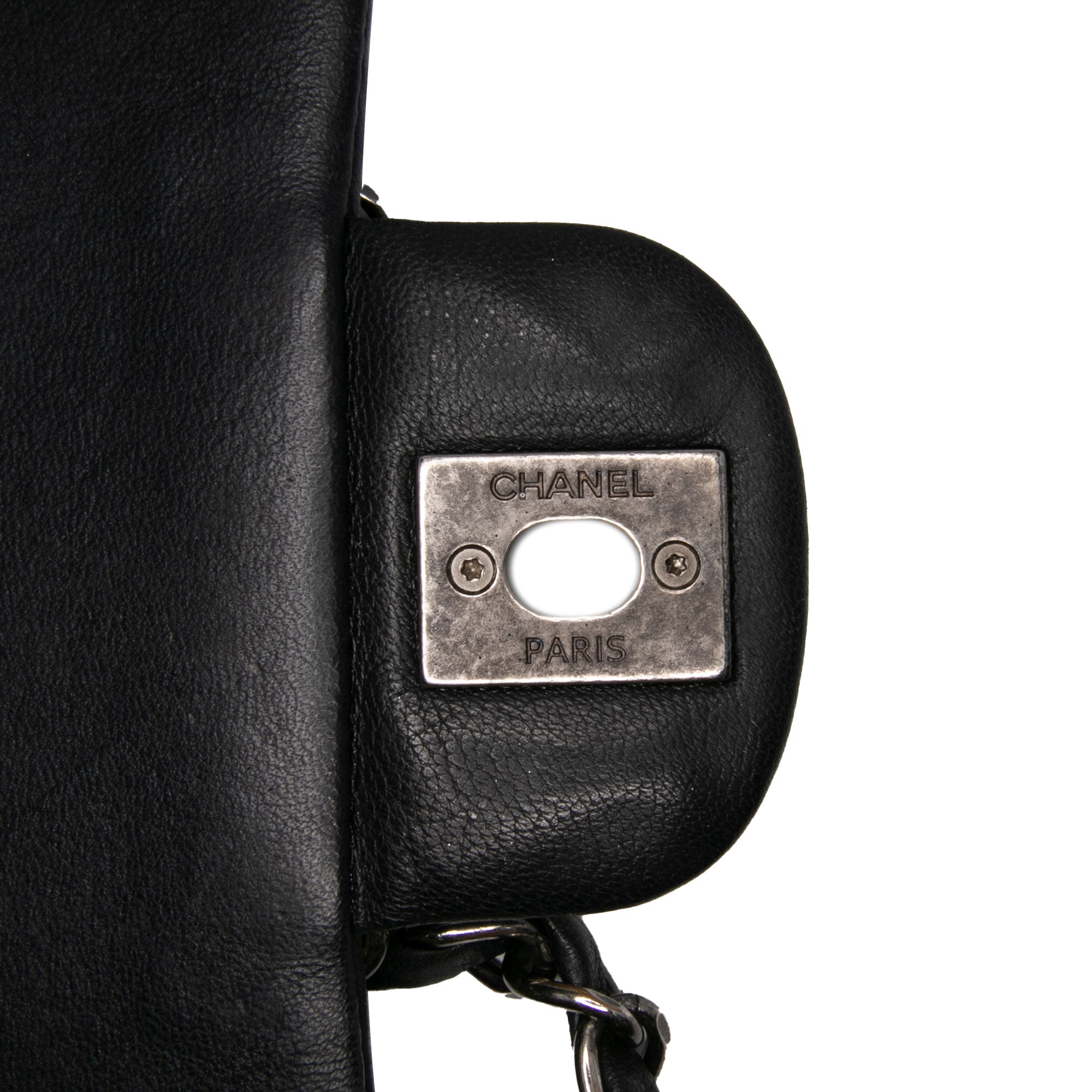 Medium Bicolor Quilted Calfskin Flap