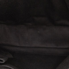 Quilted Wool and Calfskin Single Flap