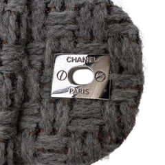 Quilted Wool and Calfskin Single Flap