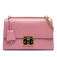 Medium Guccissima Padlock Shoulder Bag