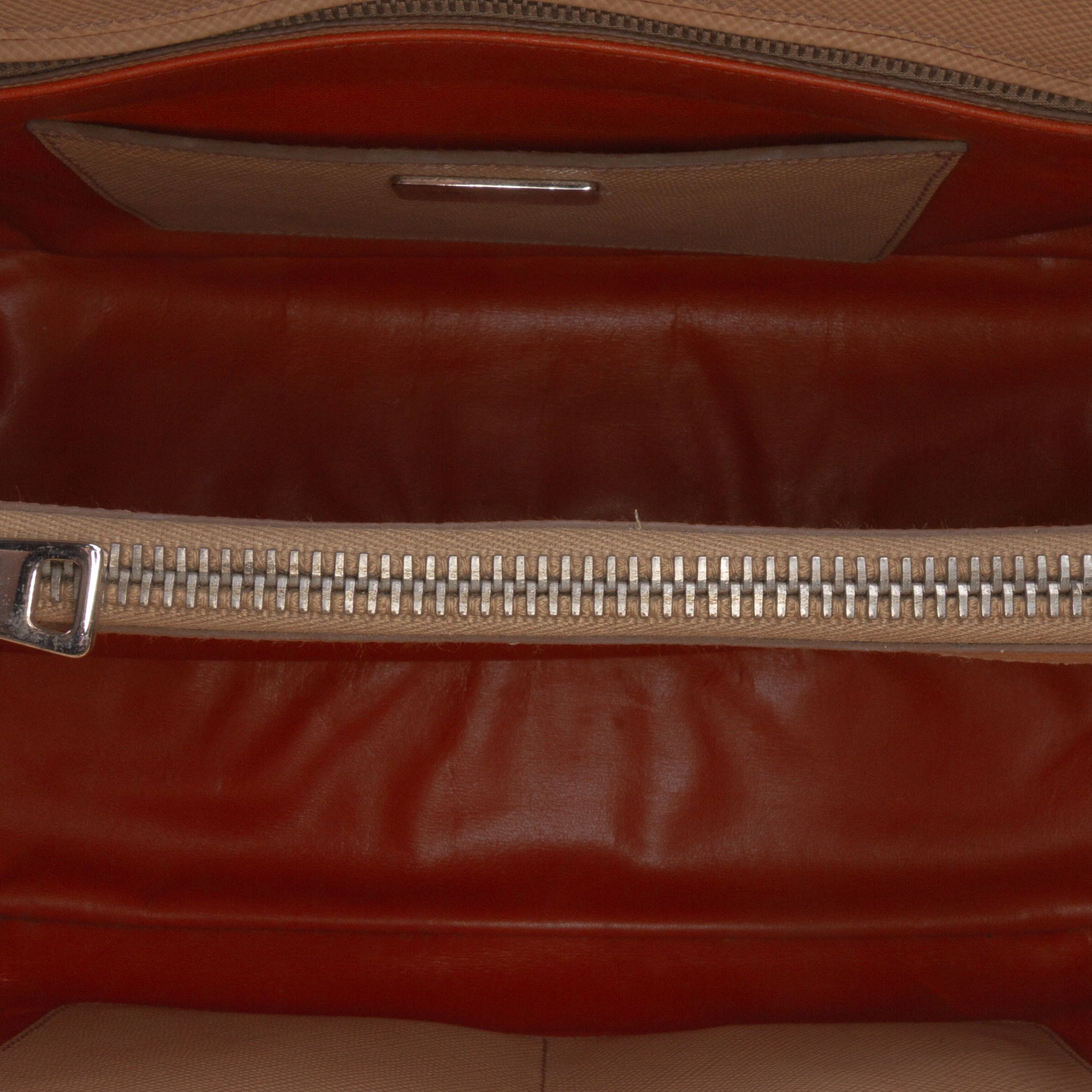Saffiano Cuir Twin Lock Satchel