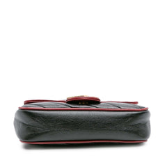 Super Mini GG Marmont Matelasse Leather Torchon Flap Crossbody