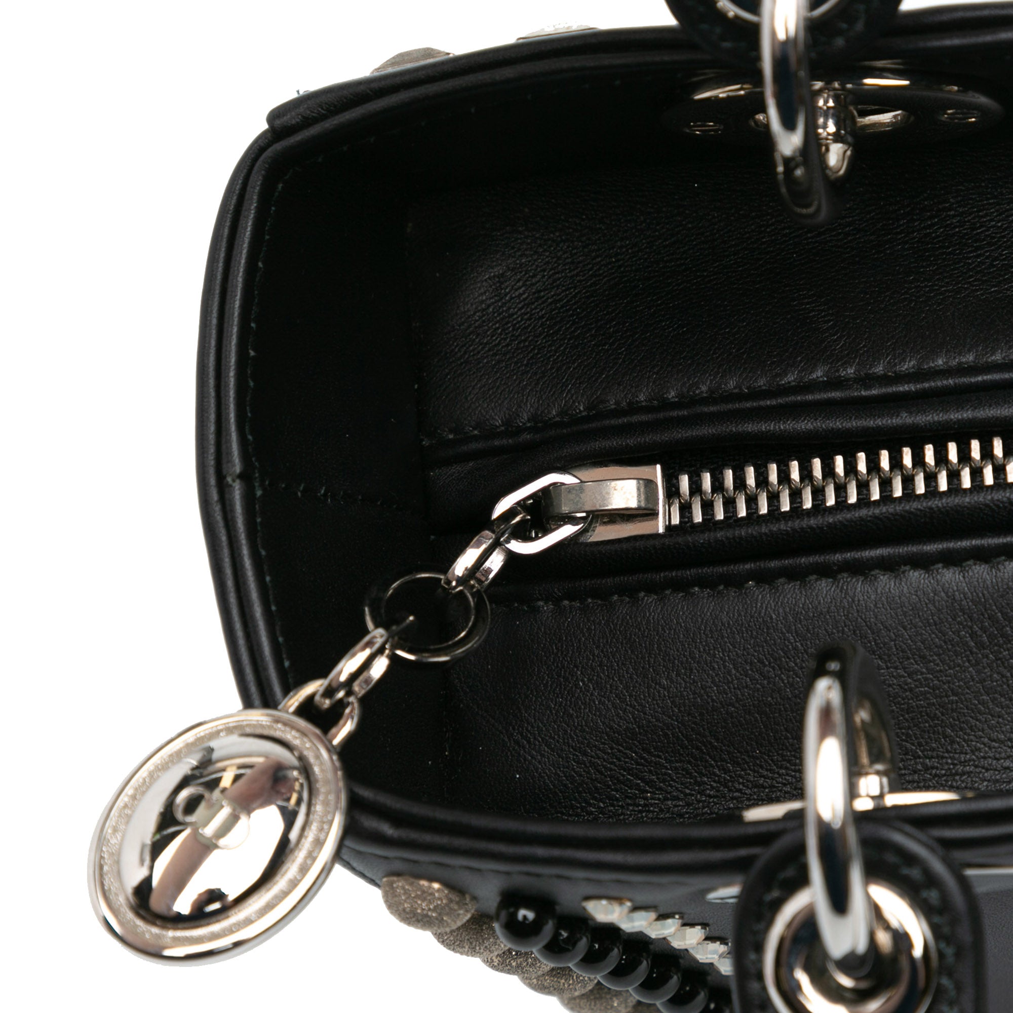 Medium Studded Calfskin Lady Dior