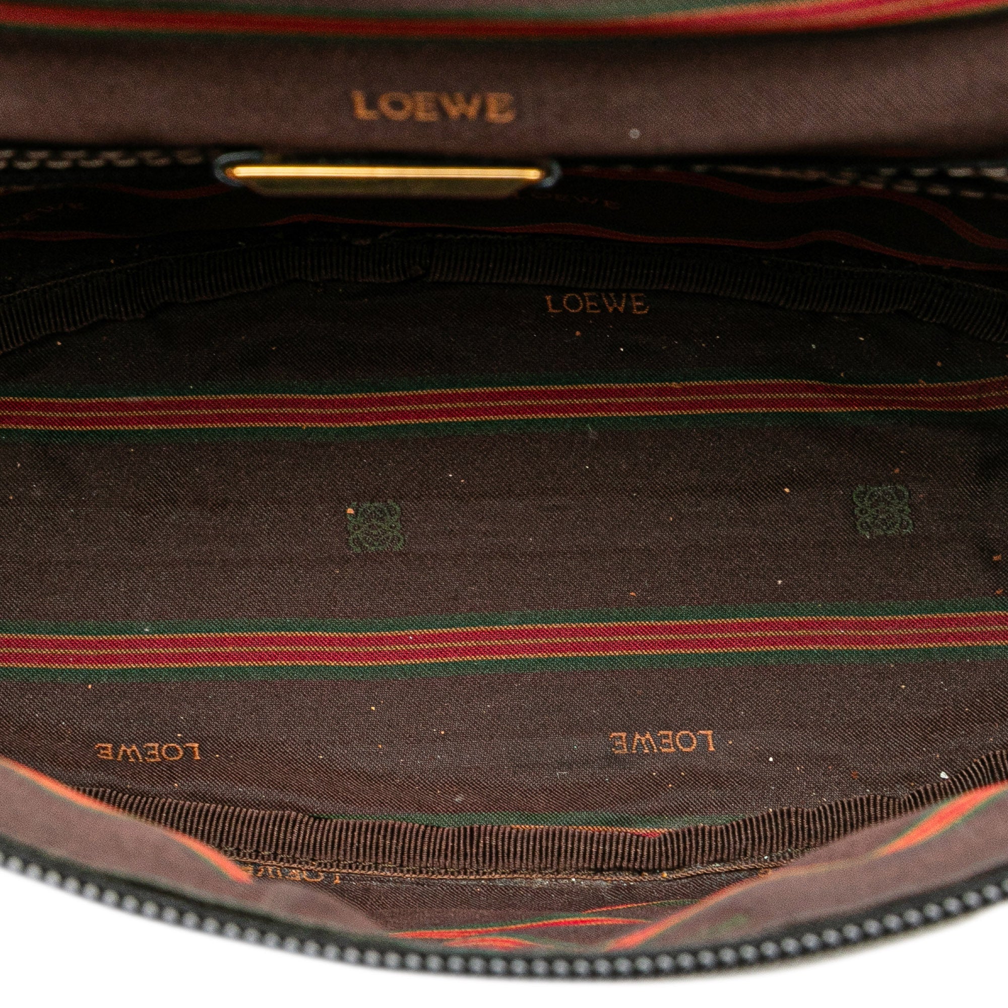 Leather Velasquez Twist Vanity Bag