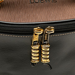 Leather Velasquez Twist Vanity Bag