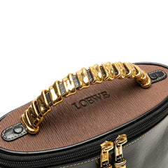 Leather Velasquez Twist Vanity Bag