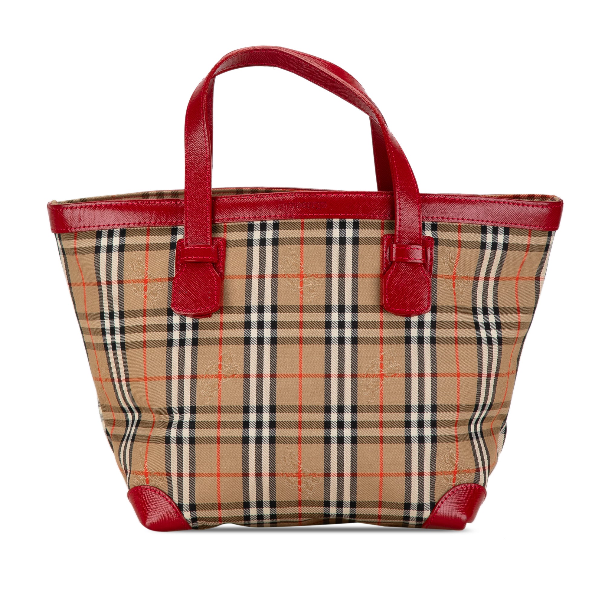 Haymarket Check Canvas Tote