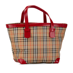 Haymarket Check Canvas Tote