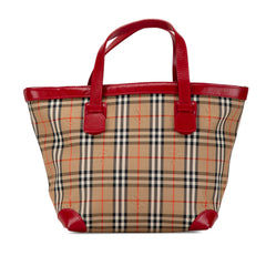 Haymarket Check Canvas Tote