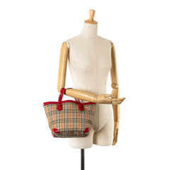 Haymarket Check Canvas Tote