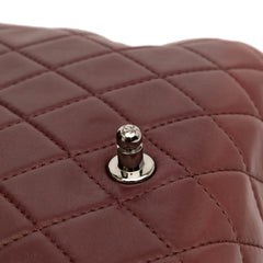 Quilted Lambskin Boy Three Compartment Flap