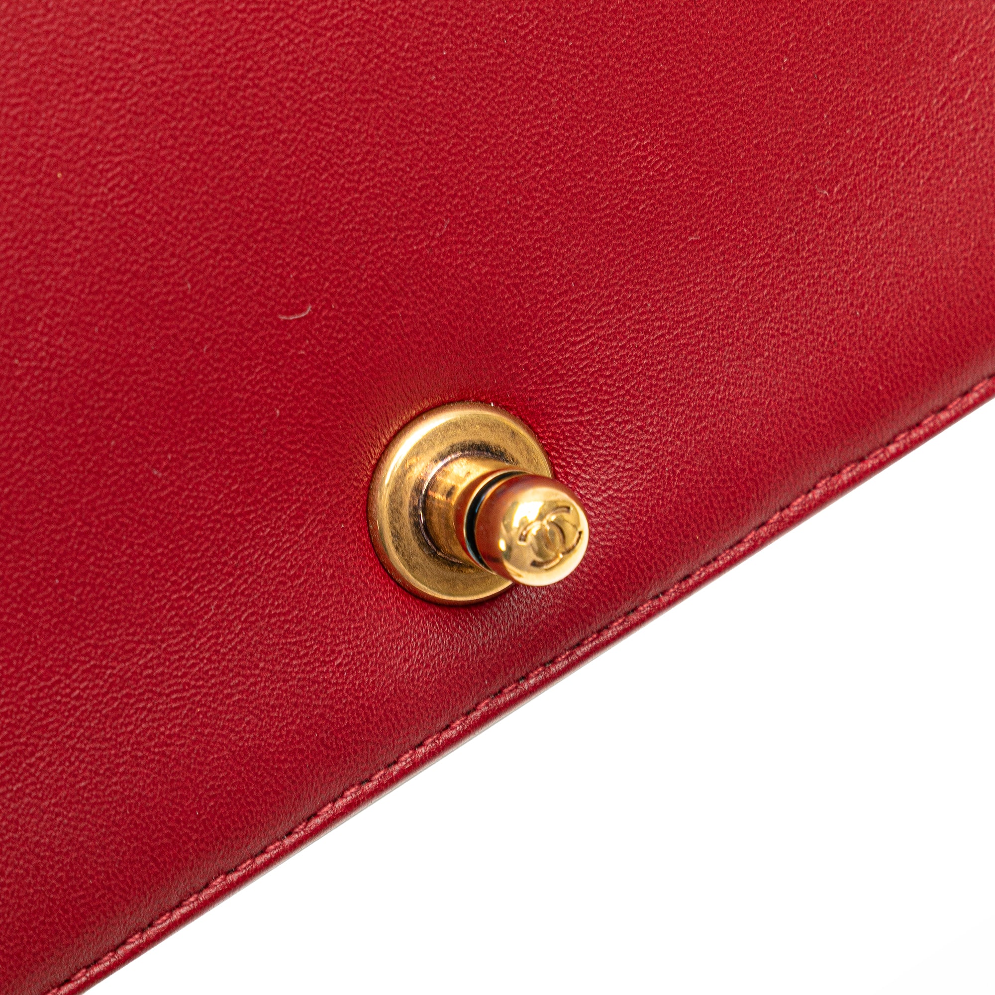 Old Medium Lambskin Boy Flap