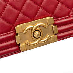 Old Medium Lambskin Boy Flap