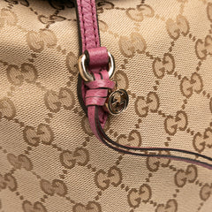 Medium GG Canvas Bree Satchel