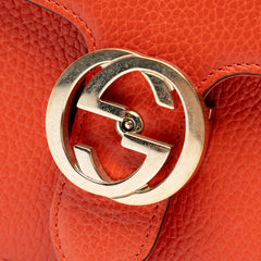 Small Dollar Calfskin Interlocking G Crossbody