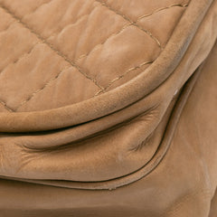 Quilted Iridescent Calfskin Relax CC Satchel