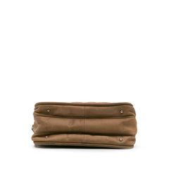 Quilted Iridescent Calfskin Relax CC Satchel