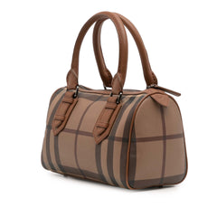 Smoke Check Coated Canvas Chester Boston Bag