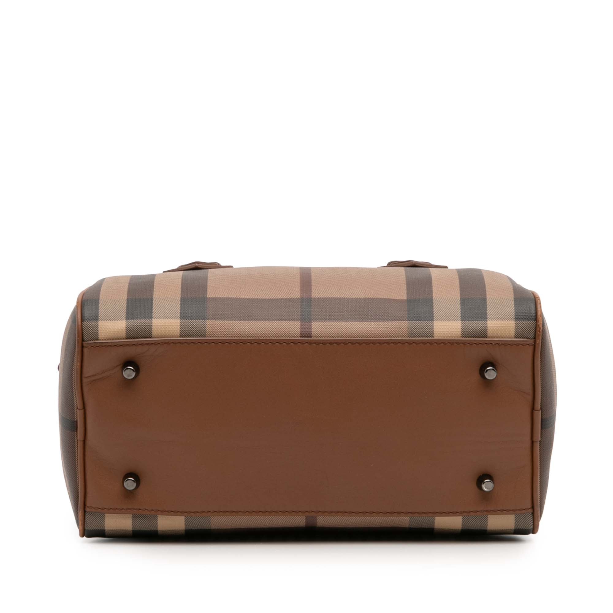 Smoke Check Coated Canvas Chester Boston Bag
