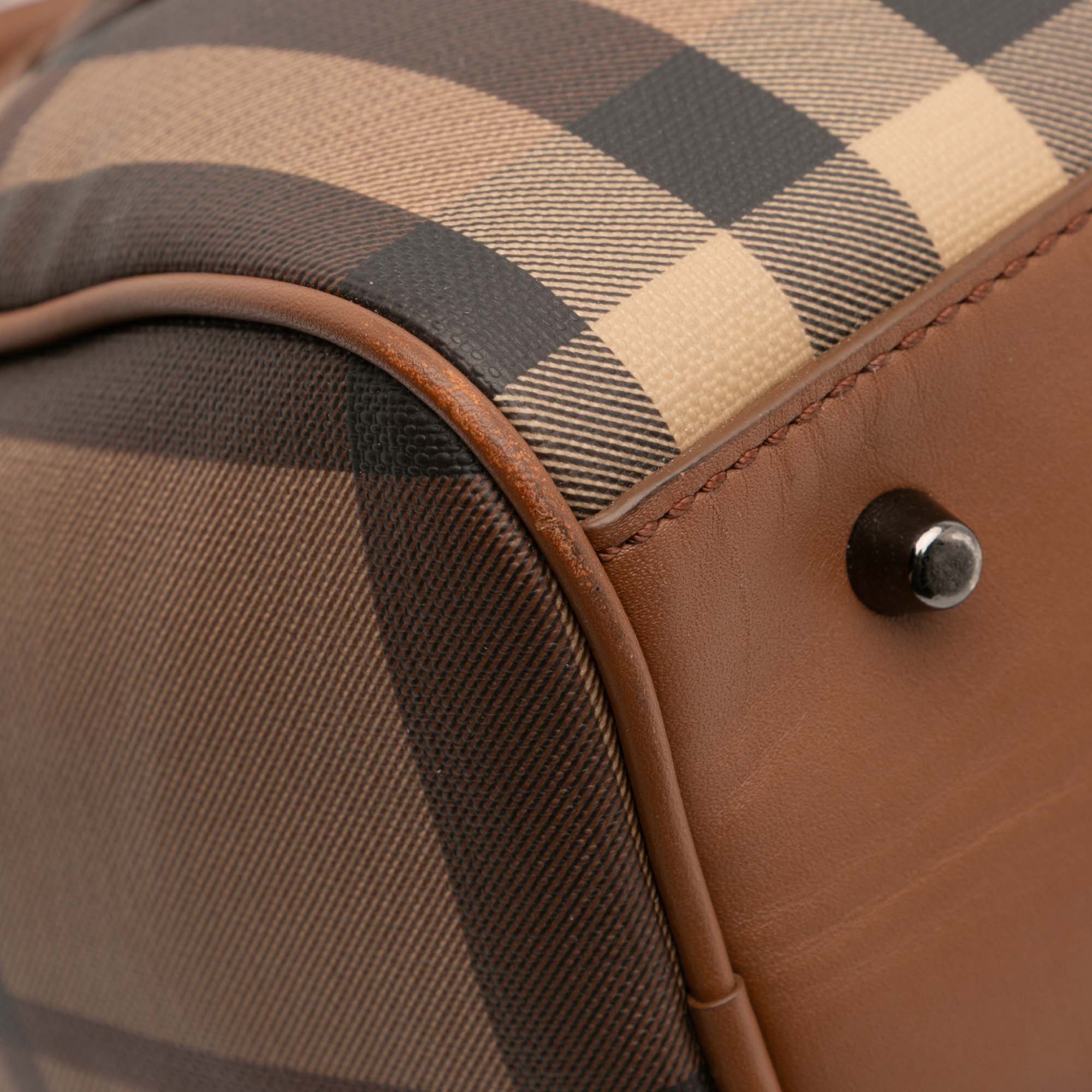Smoke Check Coated Canvas Chester Boston Bag