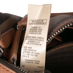 Smoke Check Coated Canvas Chester Boston Bag
