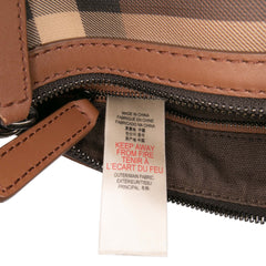 Smoke Check Coated Canvas Chester Boston Bag