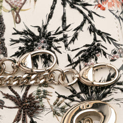 Mini Calfskin Beaded Embroidered Jardin Naturel Lady Dior