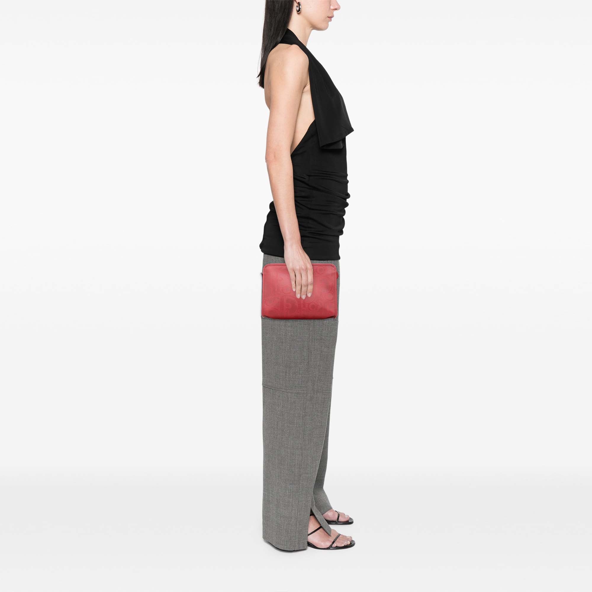 Diorissimo Trotter Coated Canvas Clutch
