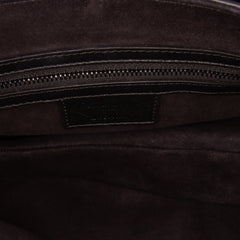 Ultramatte Calfskin 3D Floral Saddle Bag
