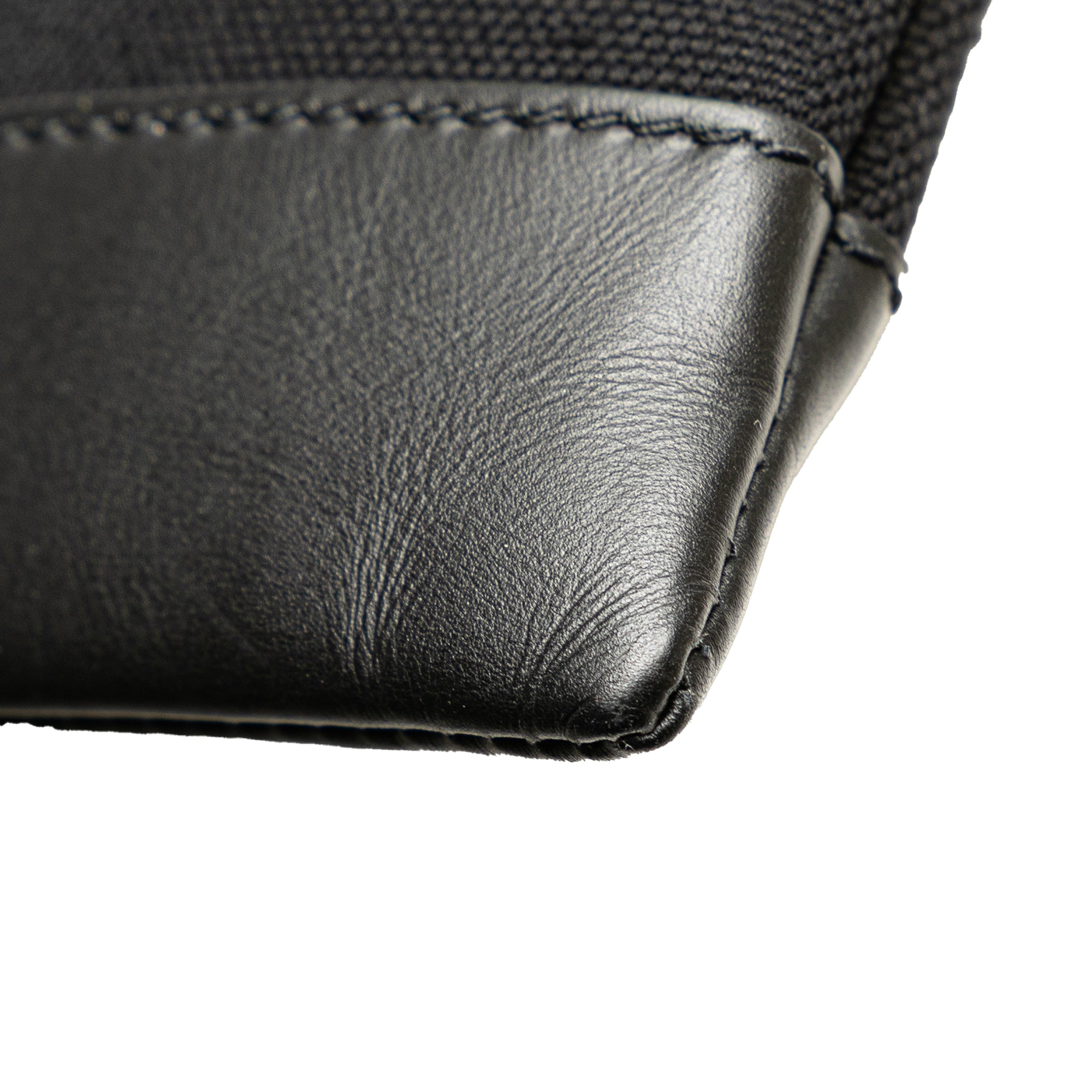 Canvas Navy Clip M Clutch