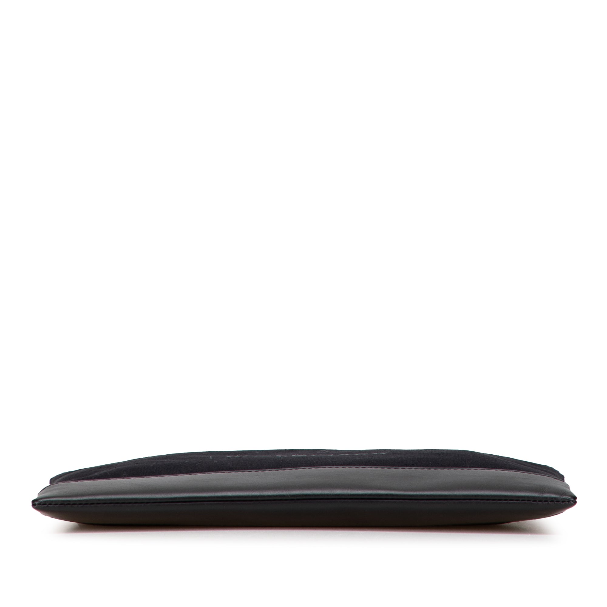 Canvas Navy Clip M Clutch