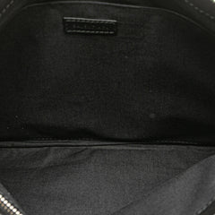 Canvas Navy Clip M Clutch