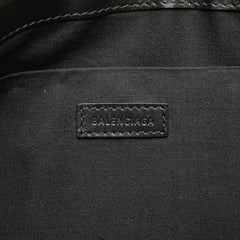 Canvas Navy Clip M Clutch