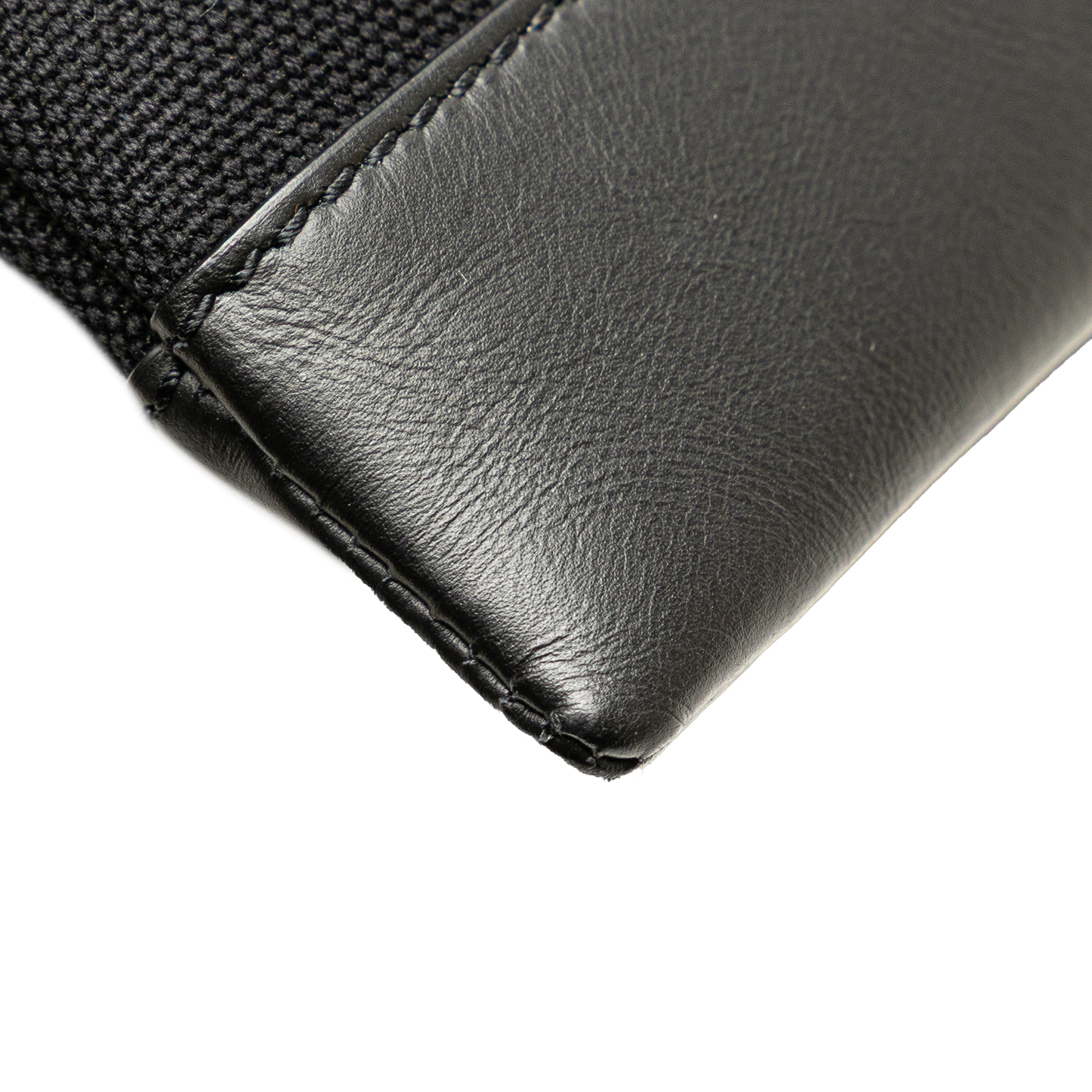 Canvas Navy Clip M Clutch