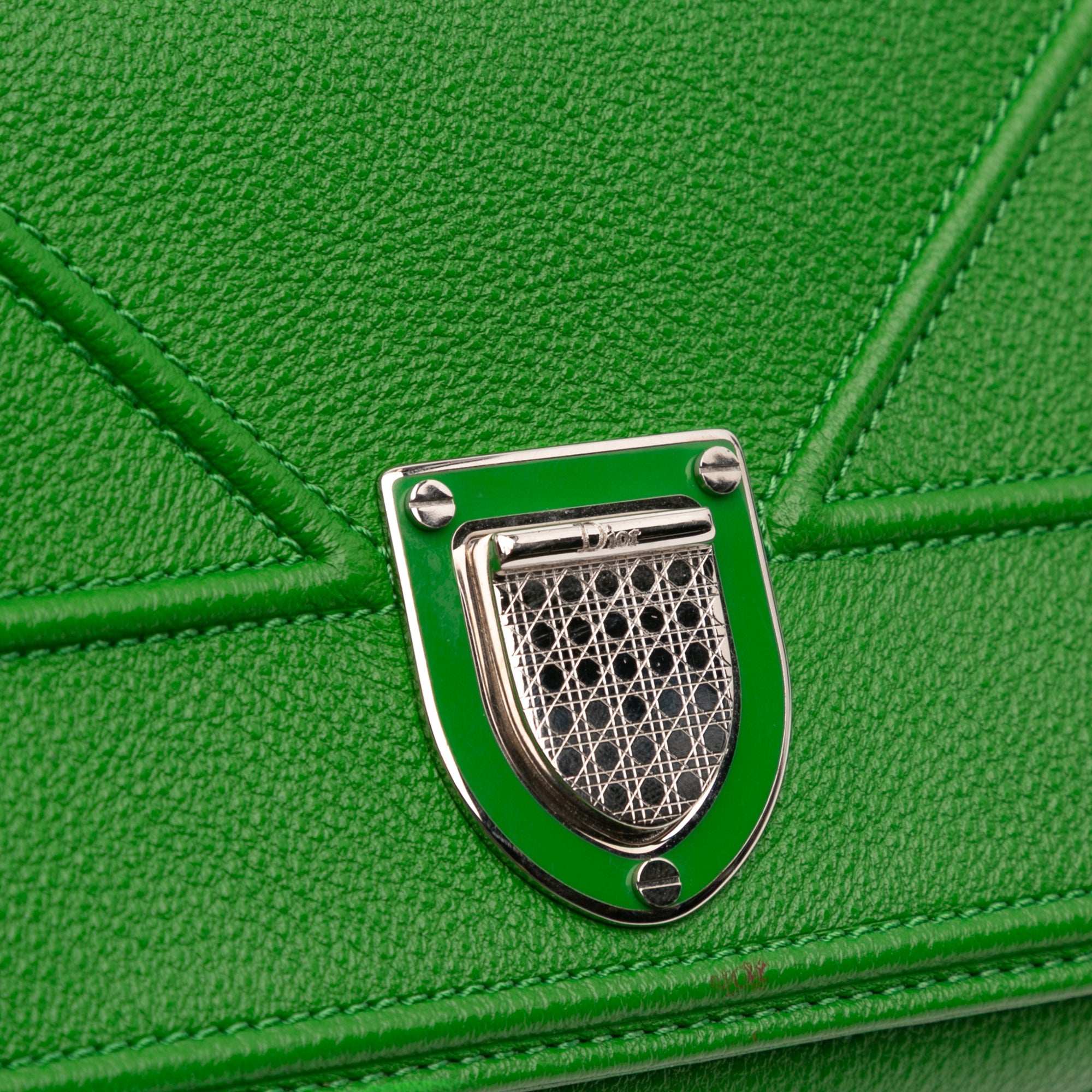 Grained Calfskin Diorama Croisiere Wallet on Chain