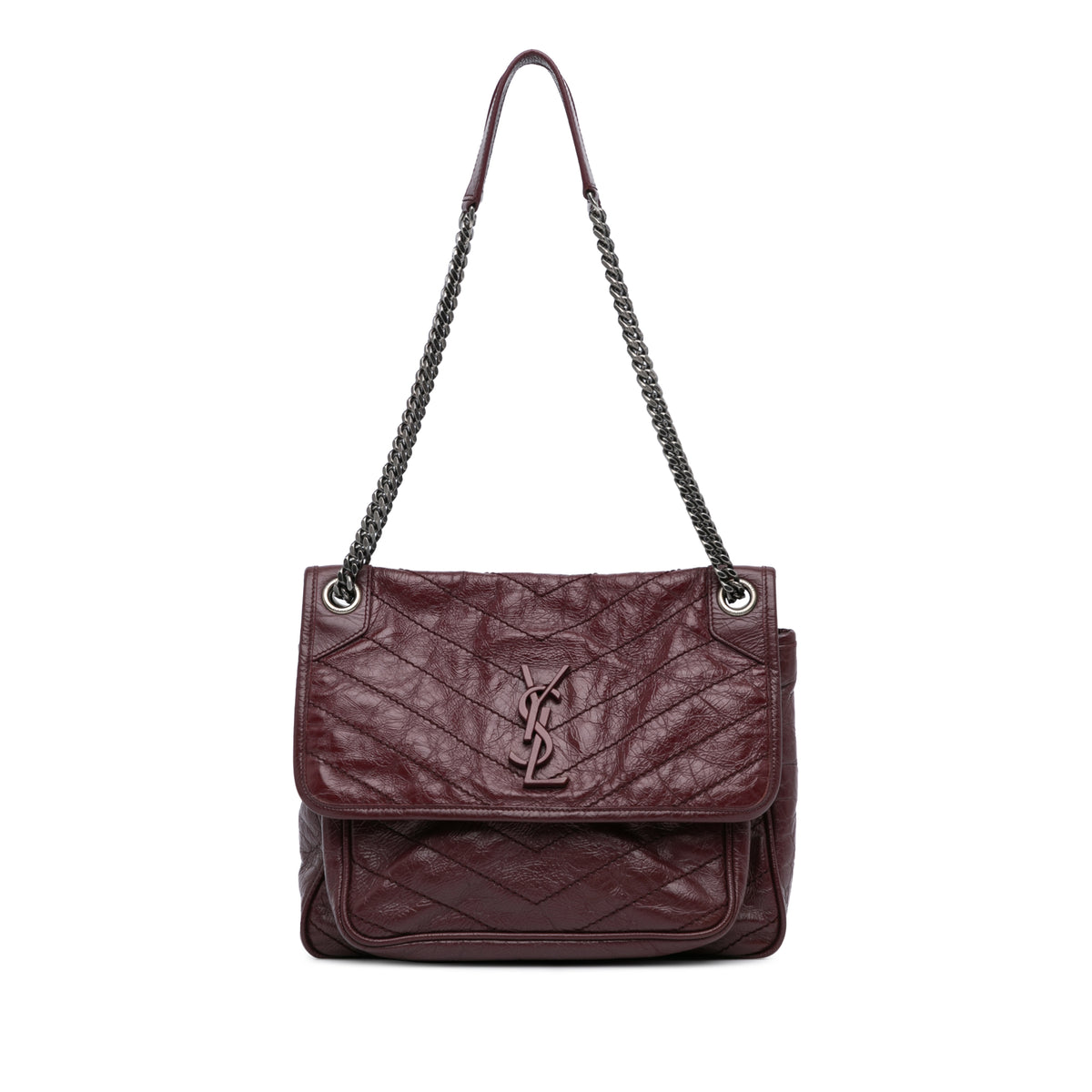 Medium Crinkled Calfskin Niki Bag