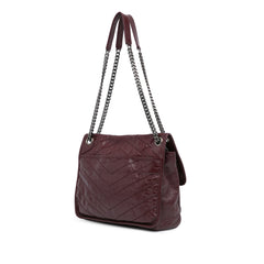 Medium Crinkled Calfskin Niki Bag