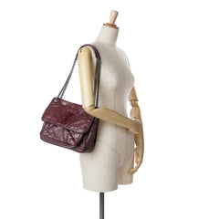 Medium Crinkled Calfskin Niki Bag