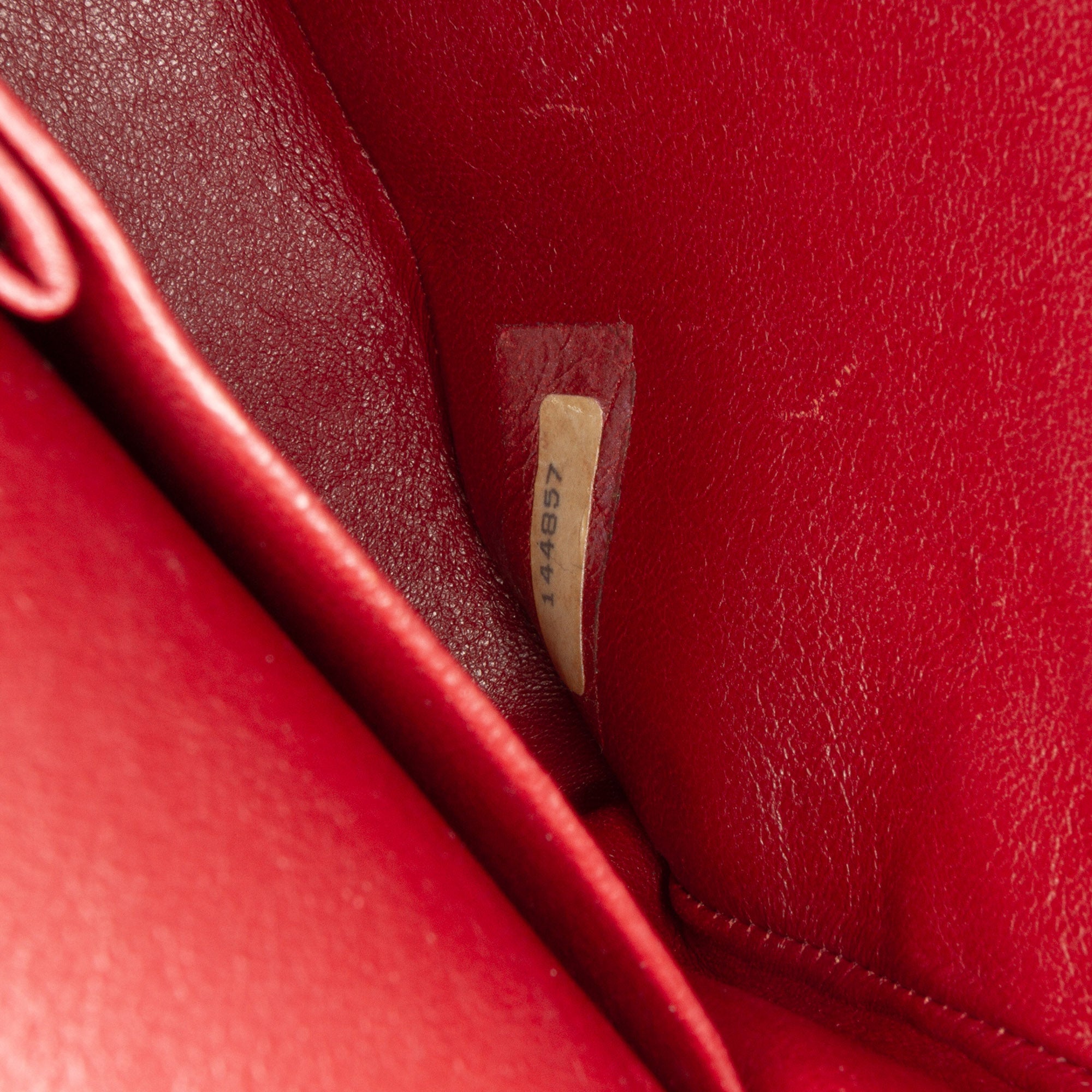 Medium Classic Lambskin Double Flap